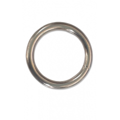 Anneau inox rond.