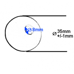 Arrêtoir de corde 8mm.