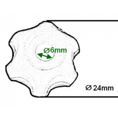 Arrêtoir de drisse 6mm.