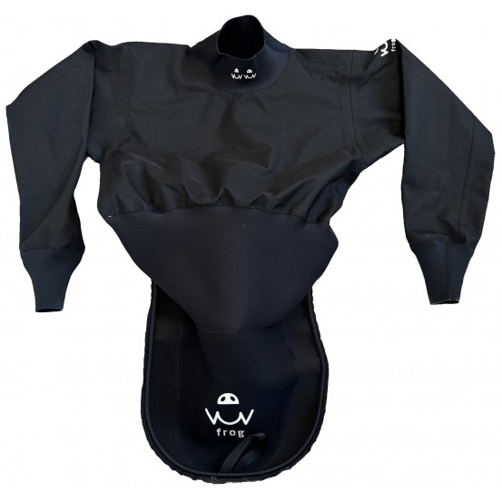 jupe-anorak FROG manches longues, néoprène/Ripstop pour kayak polo, renforcée kevlar et latex