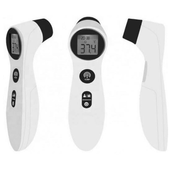Thermomètre infrarouge Temperature Laser Sans Contact Pistolet Non-contact  Infrared body Thermometer